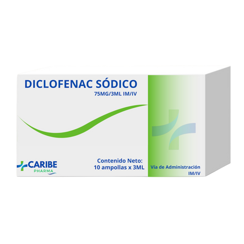 Diclofenac Sódico 75mg/3ml IM/IV